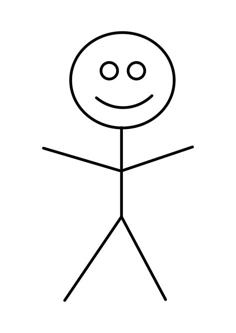 Stick Figure Man Png Clipart Png Mart Images And Photos Finder
