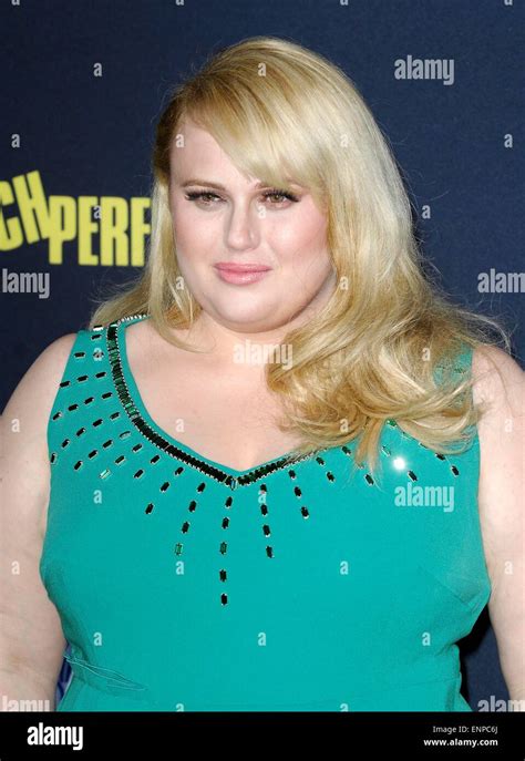 Rebel Wilson Pitch Perfect World Premiere Los Angeles Stock Photo Alamy