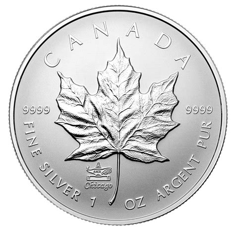 1 Oz Fine Silver Coin With Ana Privy Mark Silver Maple Leaf