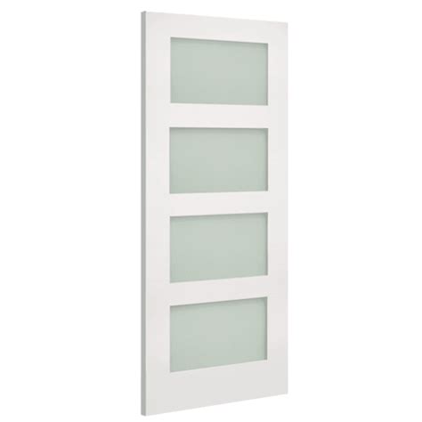 Deanta Coventry White Primed Internal Door With Frosted Glass 35covgfwh Internal Doors From