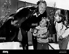 Actor David Niven with his daughters at Marineland Stock Photo ...