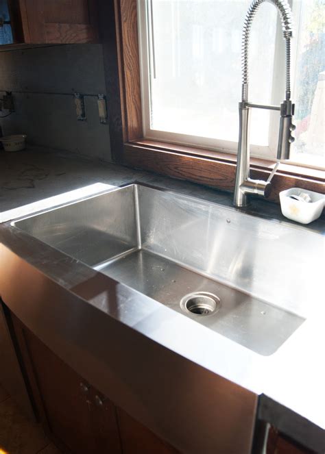 Check spelling or type a new query. New Stainless Steel Apron Front Sink + how we installed it ...