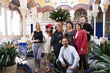 El equipo de Black flowers visitó el Palau Maricel de Sitges ...
