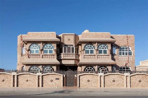 Exterior Of A Luxury Residential House In Muscat Sultanate Of Oman