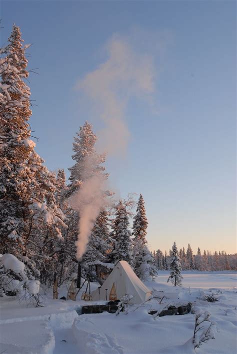 A Winter Camp Snow Camping Camping Experience Go Camping