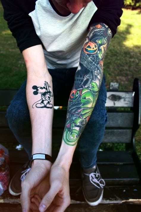 Stuck on thinking of a gift for someone? 40 Nightmare Before Christmas Tattoos