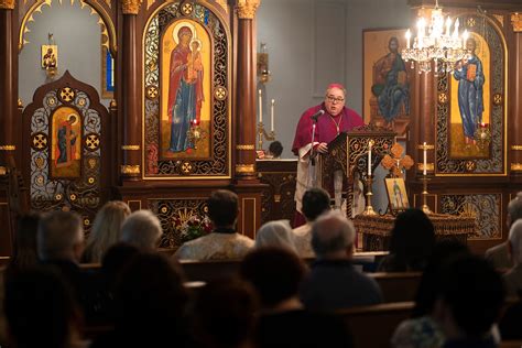 Bishop Olson Visits St Sophia Ukrainian Church North Texas Catholic
