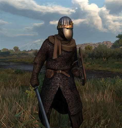 Image 2 Fluted Helm With Faceplate Mod For Mount And Blade Ii