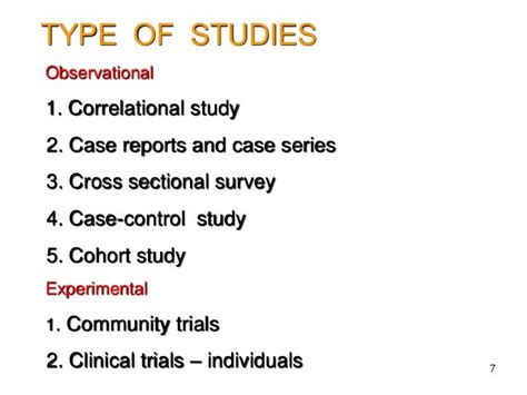 3 Types Of Research Study