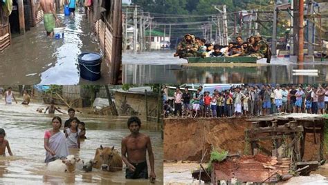 Assam Flood Claims Three Lives Affect 14 Million