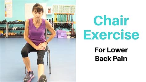 Chair Exercise For Low Back Pain Yoga Territory