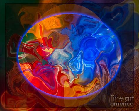 Clarity In The Midst Of Confusion Abstract Healing Art Painting By