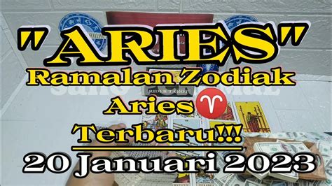 Ramalan Zodiak Aries Hari Ini 20 Januari 2023 Youtube