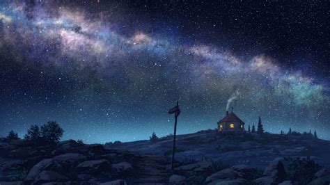 Anime Scenery At Night Wallpaper Anime Scenery Anime Scenery Images