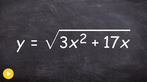 How To Use The Chain Rule With A Square Root Youtube