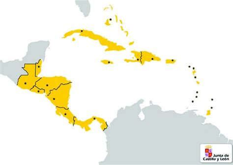 Mapa PolÍtico De AmÉrica Central