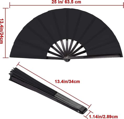 Large Folding Silk Hand Fan Hand Folding Fans Chinese Tai Chi Folding