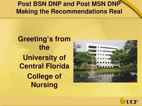 Ppt Post Bsn Dnp And Post Msn Dnp Programs Making The Recommendations