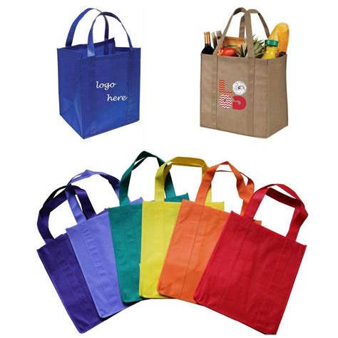 Custom Grocery Foldable Fabric Eco Bag Personalized Non Woven Webshop