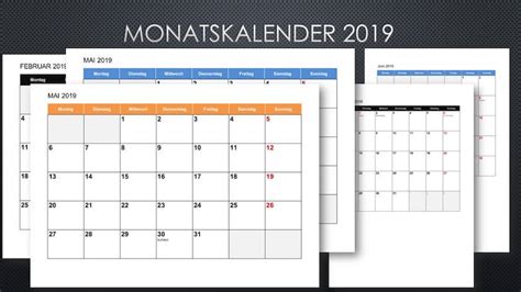 Monatskalender 2020, 2021, 2022 kostenlos downloaden und drucken. Monatskalender 2019 Schweiz zum Ausdrucken | kostenloser ...