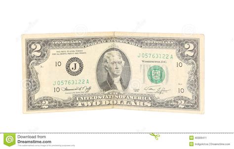 United States Two Dollar Bill Stock Image Image Of Close Banking