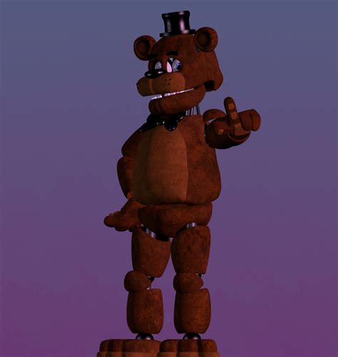 Freddy Fazbear Model By Yours Truly With Help Of Others Info Down
