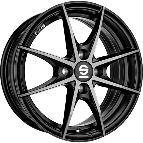 Sparco Wheels Sparco Trofeo 4 Fume Black Full Polished Amg Australia