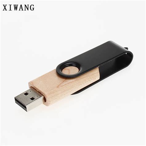 Xiwang Rotating Wood Usb Flash Drive 20 4gb 8gb 16gb 32gb 64gb