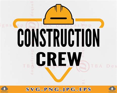 Construction Crew Svg Construction Svg Construction Party Etsy
