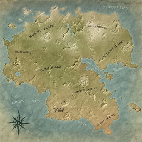 How To Create A Fantasy Map Of Your Own Fictional World Fantasy Map