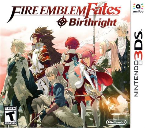 Fire Emblem Fates Birthright Cover Or Packaging Material Mobygames