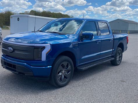 2022 Ford F 150 Lightning Ev Pickup Showcases Power New Features