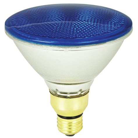 Direct trade supplies are proud to stock some of the best halogen lighting brands in the business. Shop Mood-lites 90-Watt PAR38 Medium Base (E-26) Blue Outdoor Halogen Flood Light Bulb at Lowes.com