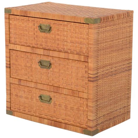 Rattan Chest Of Drawers At 1stdibs Rattan Chest Of Drawers