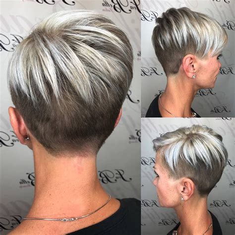 Short thick hair is modern, versatile and stylish. 20 Photo of Gray Pixie Hairstyles For Thick Hair
