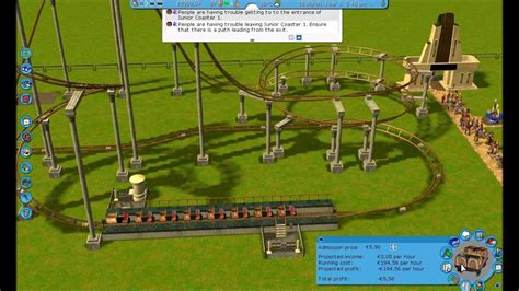 Playin Rollercoaster Tycoon 3 Platinum Part 1 First Coaster Youtube