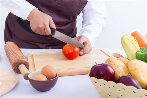 Close Up Chef Hand Cooking Stock Photo Image Of Chef 71610320