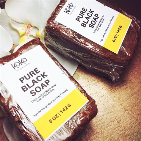 Pure African Black Soap Bar For Dry Skin Oily Skin Combination Skin