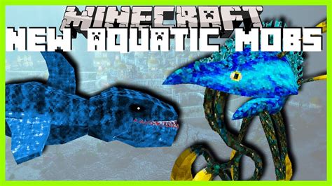 Minecraft INSANE NEW AQUATIC MONSTERS THE LYCANITES MONSTERS FROM THE DEPTHS OF THE OCEANS