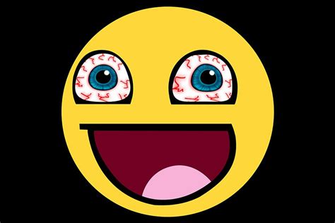Bloodshot Eyes Emoji Smiley Face Graphics Creative Market