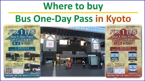 Where To Buy Bus One Day Pass In Kyoto Kyoto Bus And Train Guide