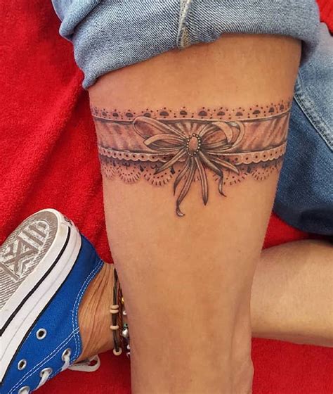 Garter Tattoos The Perfect Blend Of Sultry And Sweet Art And Design