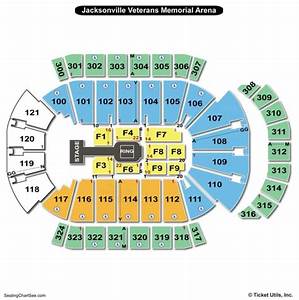 Jacksonville Veterans Memorial Arena Seating Chart Seating Charts