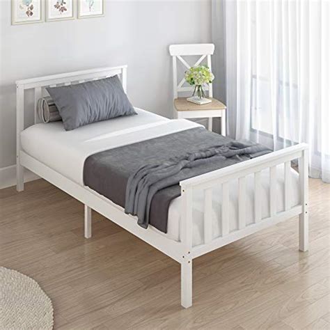 Panana Single Bed In White 3ft Solid Wooden Frame For Adults Kids Teen