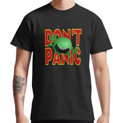 Xuanyi Dont Panic Classic T Shirt Uk Clothing