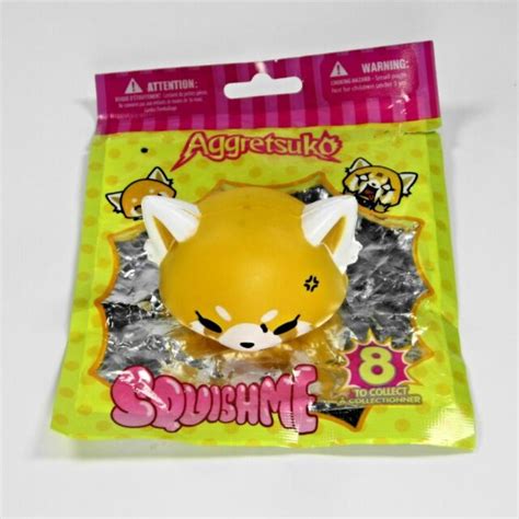 Squishme Aggretsuko Scented Annoyed Squishy Sanrio Stress Ball Ebay
