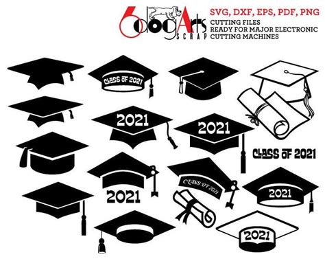Look at links below to get more options for getting and using clip art. Graduation Cap Class of 2021 Digital Vector Cut Files Svg ...