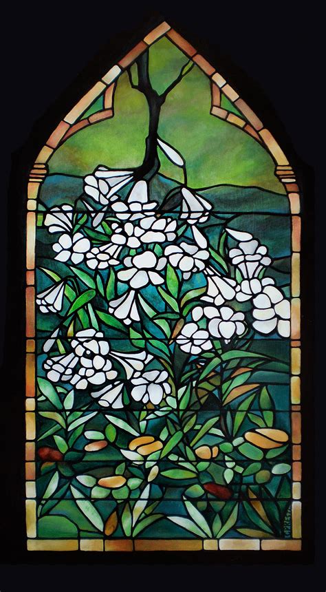 Stained Glass Oil Painting On Behance