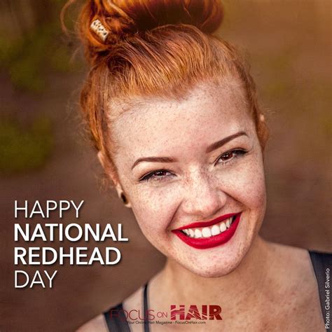 Happy National Redhead Day National Redhead Day Redhead Day Beauty Makeup Photography