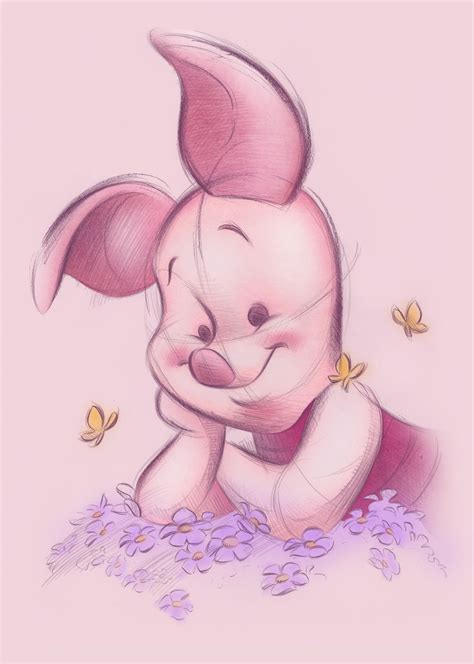 Piglet By Pedro Astudillo Disney Drawings Disney Sketches Disney Art